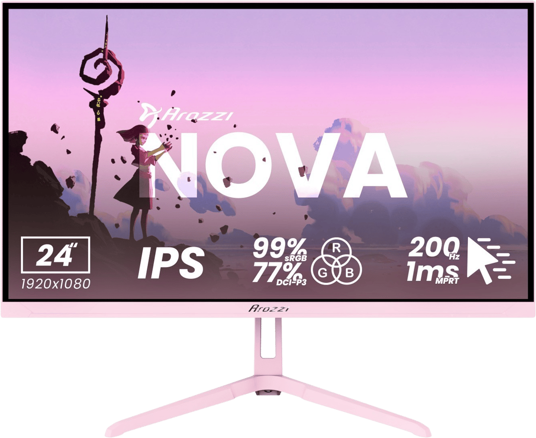 Arozzi Nova 24" Pink IPS 200Hz