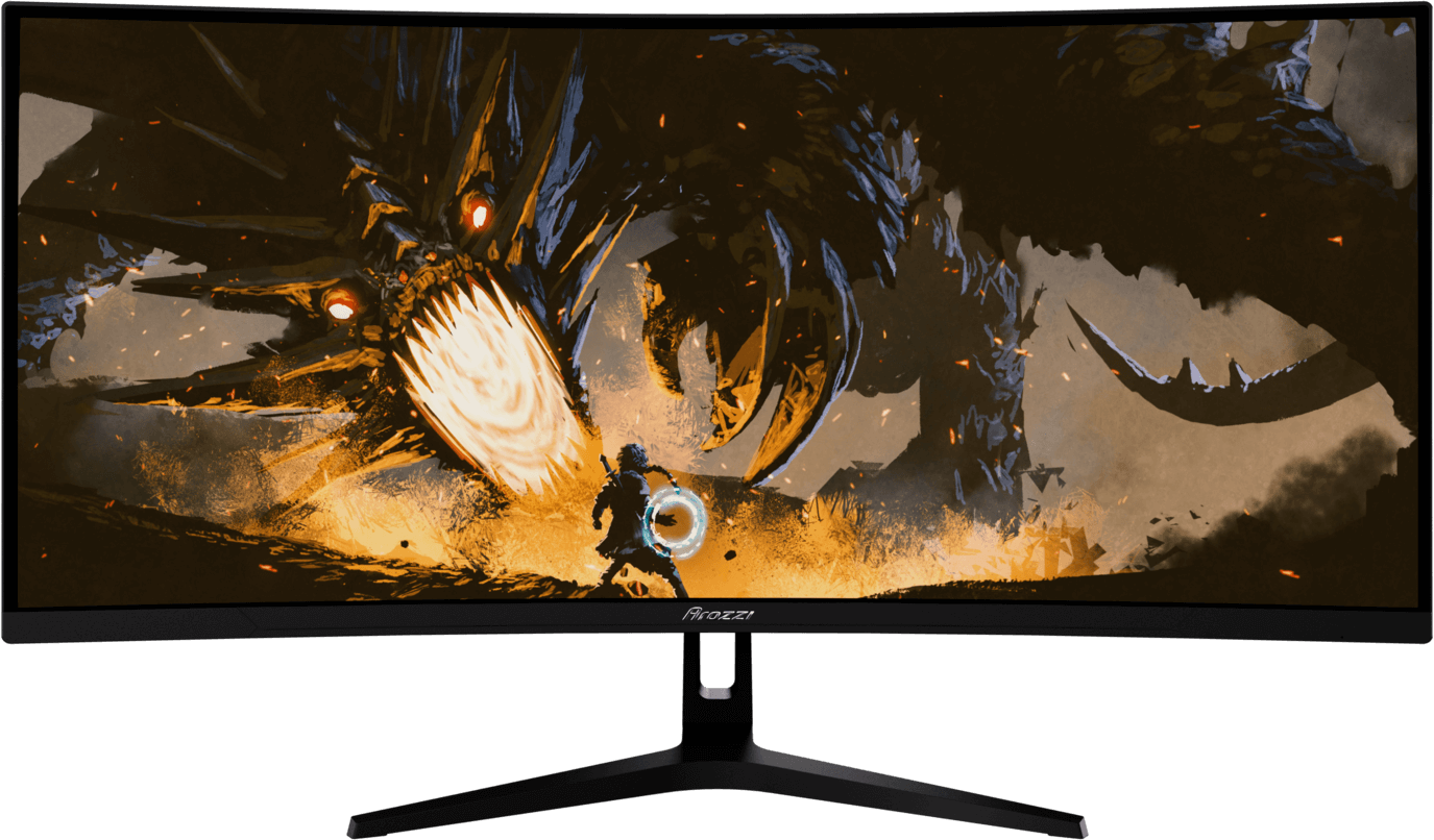 Arozzi Nova 34" Curved Black VA UWQHD (1500R) 165Hz
