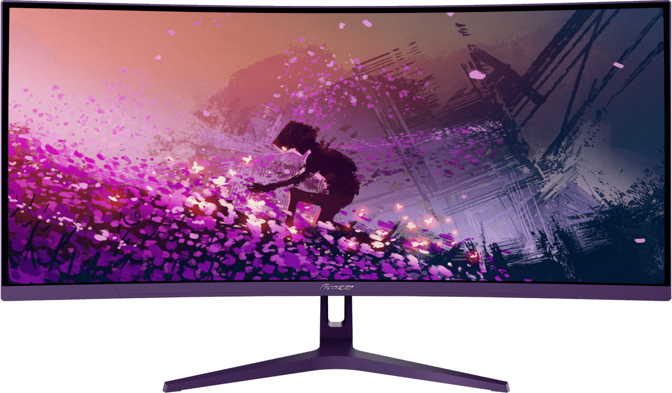 Arozzi Nova 34" Curved Purple VA UWQHD (1500R) 165Hz