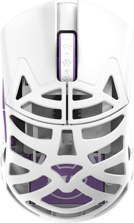 WLMouse Beast Miao - White (Omron Optical) Wireless 8K Magnesium