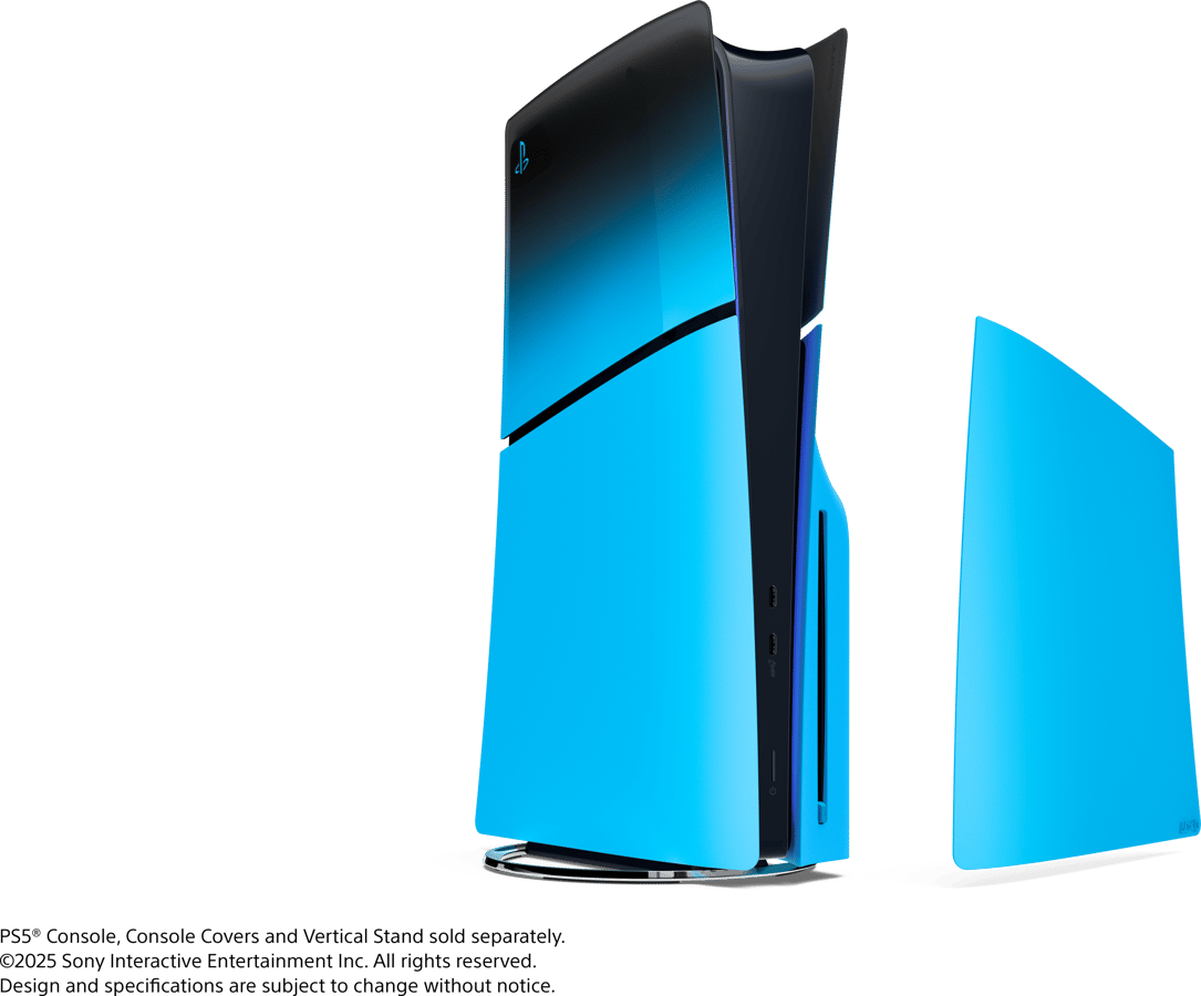 Sony Playstation 5 Slim Cover Rythm Blue