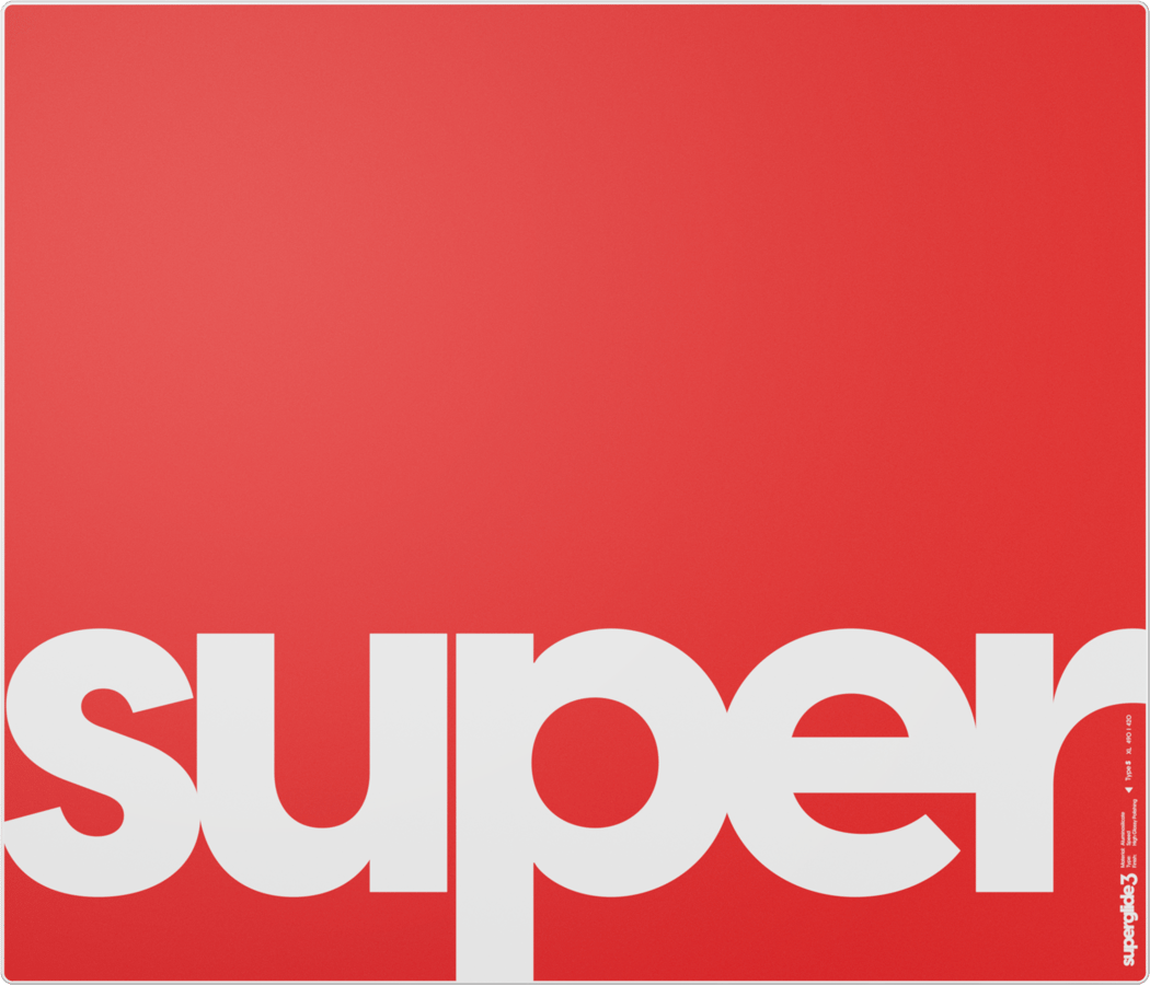 Pulsar Superglide Glass Pad V3 Type-S XL Red