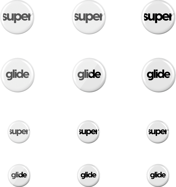 Pulsar Superglide Type-S for Universal 6mm + 9mm 12pcs White