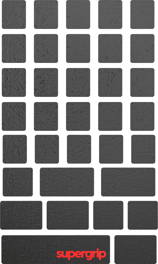 Supergrip Pre-Cut Universal Keyboard