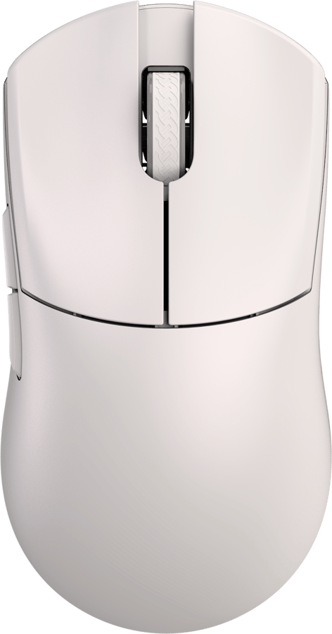 Huan - White (Omron Optical) Wireless 8K Magnesium Mouse