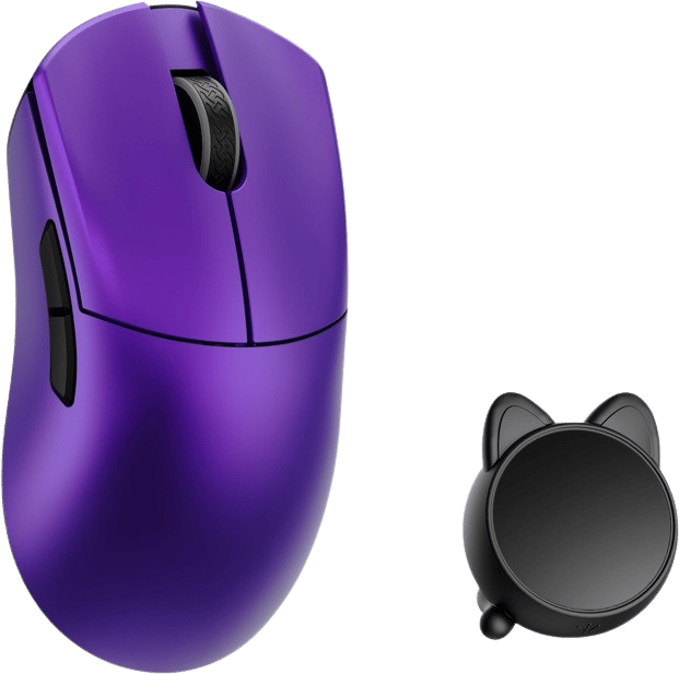 Huan - Purple (Omron Optical) Wireless 8K Magnesium Mouse