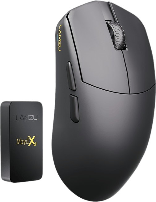 Lamzu Maya X - 8K Dongle, Omron Optical - Charcoal