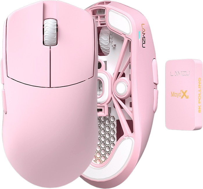 Lamzu Maya X - 8K Dongle, Omron Optical