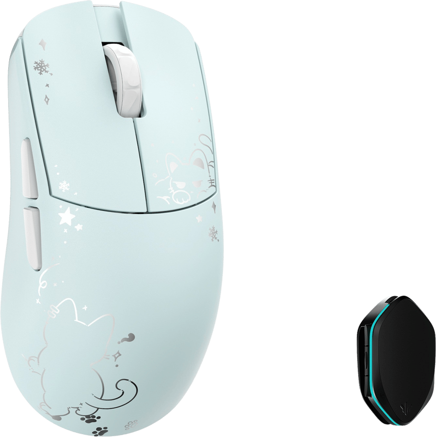 WLMouse Ying - Blue Cat (Omron Optical) Wireless 8K Magnesium Mouse