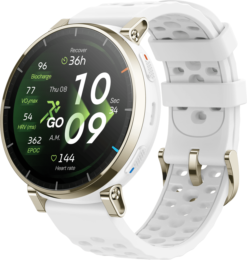 Amazfit Active 3 Premium Aero Gold White