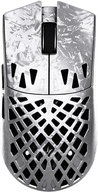 Ghost ULTIMATE Carbon fiber 8K Wireless Mouse - Silver