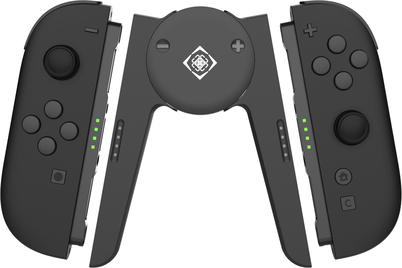 DELTACO Gaming Switch 2 Grip and charging station