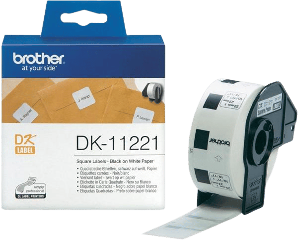 Brother DK11221 (kvadratisk etikett 23x23)