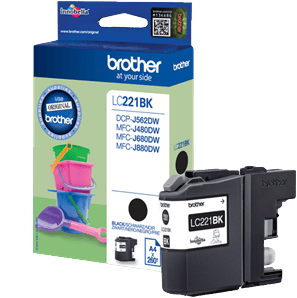 Bläckpatron Brother LC221BK