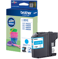 Bläckpatron Brother LC221C Cyan