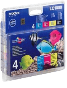 Bläckpatron Brother LC1000VAL Värdepaket