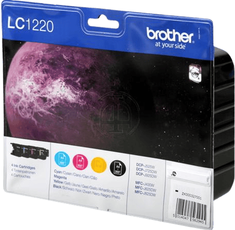 Bläckpatron Brother LC1220 Värdepaket