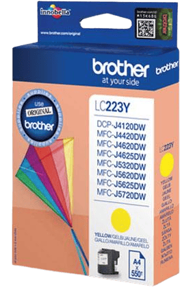 Bläckpatron Brother LC223Y Gul
