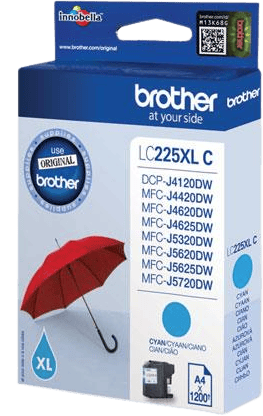 Bläckpatron Brother LC225XLC Cyan