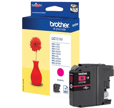 Bläckpatron Brother LC121M Magenta