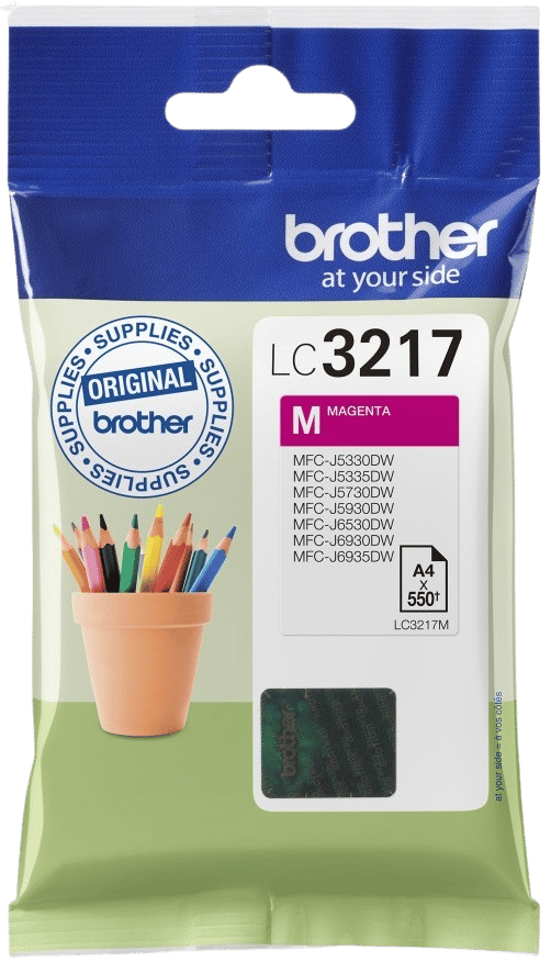 Bläckpatron BROTHER LC3217M magenta