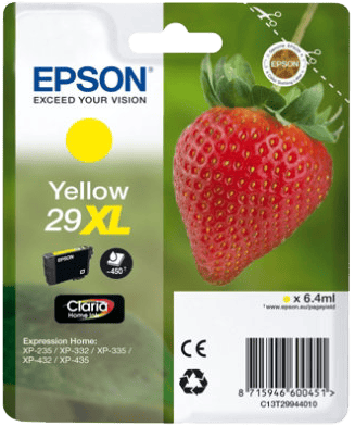 Bläckpatron Epson 29XL Gul