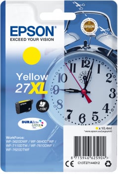 Bläckpatron Epson 27XL Gul