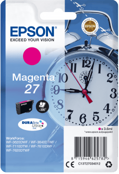 Bläckpatron Epson 27 Magenta