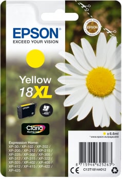 Bläckpatron Epson 18XL Gul