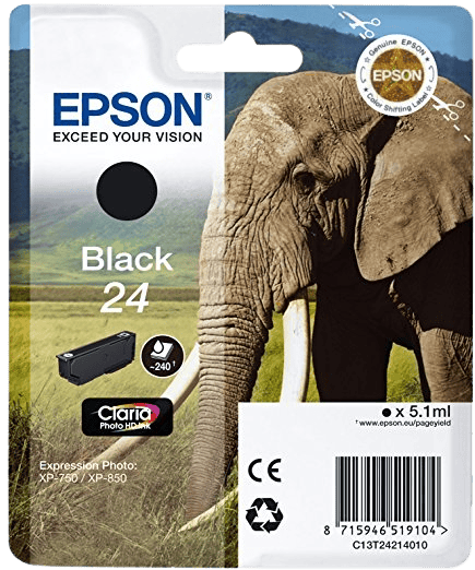 Bläckpatron Epson 24 Fotosvart