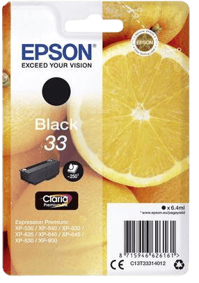 Bläckpatron Epson 33 Svart