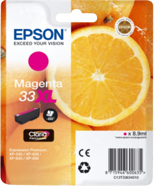 Bläckpatron Epson 33XL Magenta