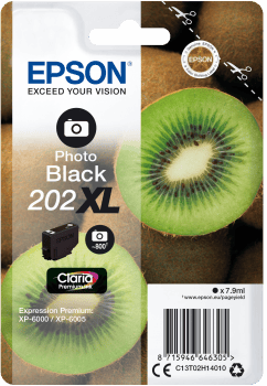 Bläckpatron Epson 202XL Fotosvart