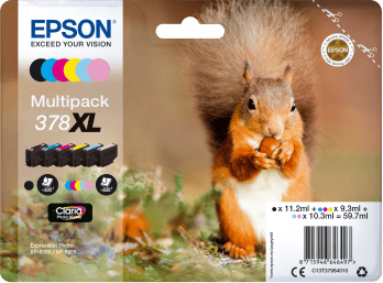 Bläckpatron Epson 378XL Claria Multipack