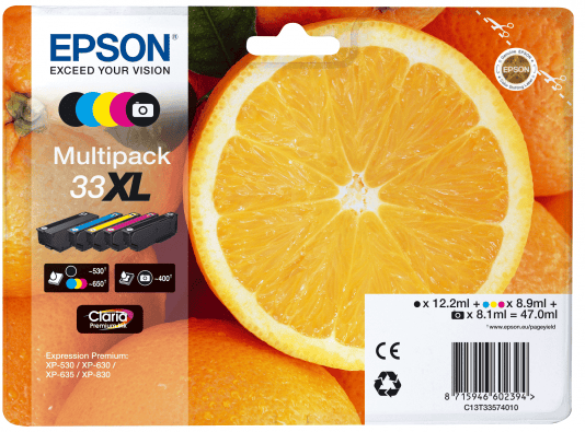 Bläckpatron Epson 33XL Multipack