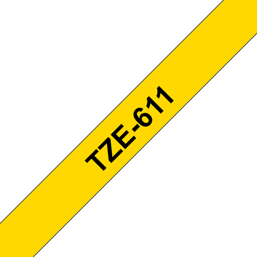 Brother TZE611 (laminerad tejp 6mm)