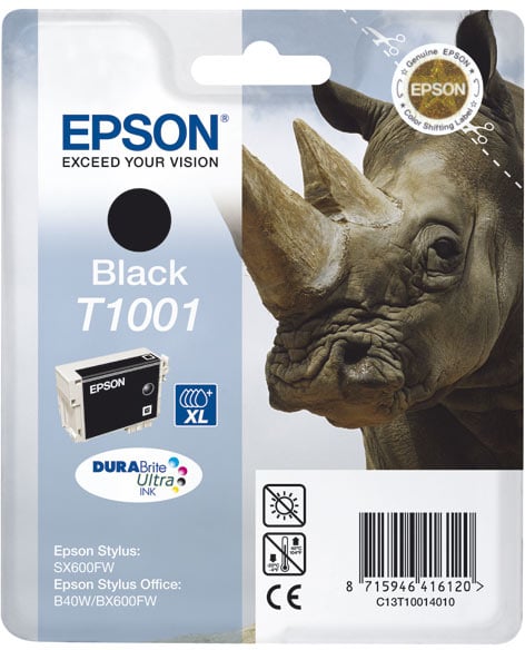 Bläckpatron Epson T1001 Svart
