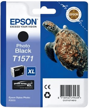 Bläckpatron Epson T1571 Foto Svart