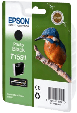 Bläckpatron Epson T1591 Fotosvart