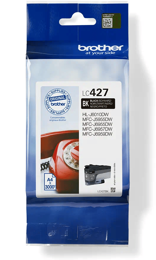 Bläckpatron Brother LC427BK Svart
