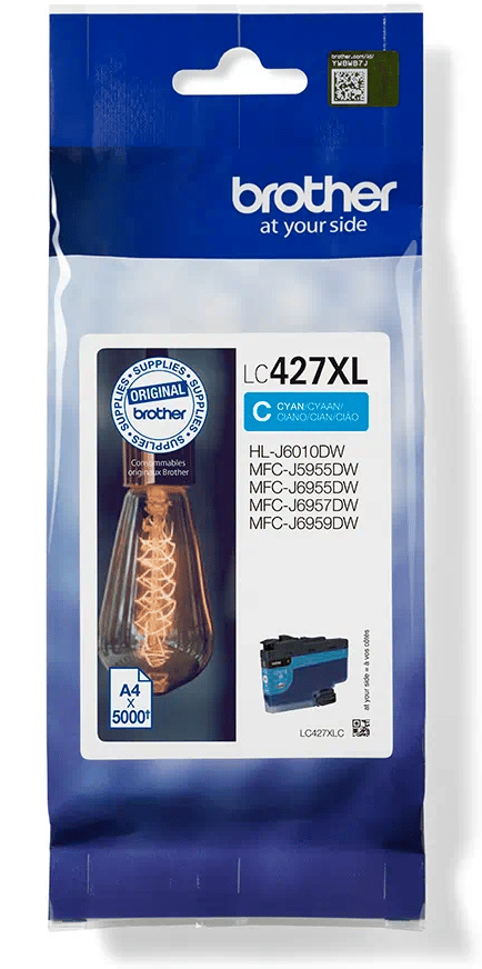Bläckpatron Brother LC427XLC Cyan