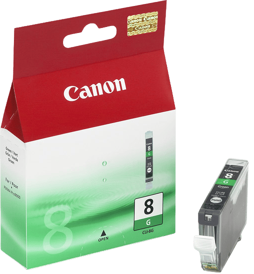 Bläckpatron Canon CLI-8G Grön