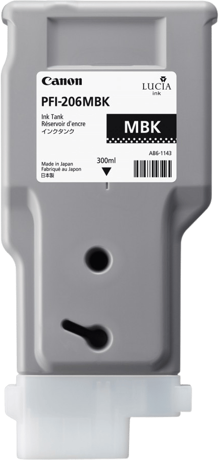 Bläckpatron Canon PFI-206MBK Matt Svart
