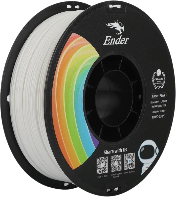 Creality Ender PLA+ 1.75mm - 1 kg - Vit