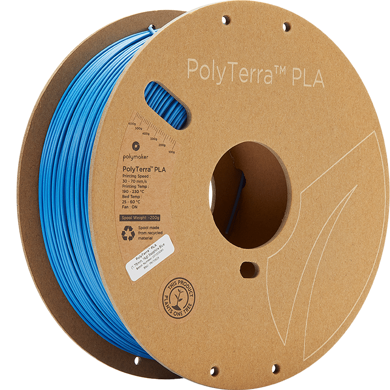 Polymaker PolyTerra PLA 1.75mm - 1 kg - Blå