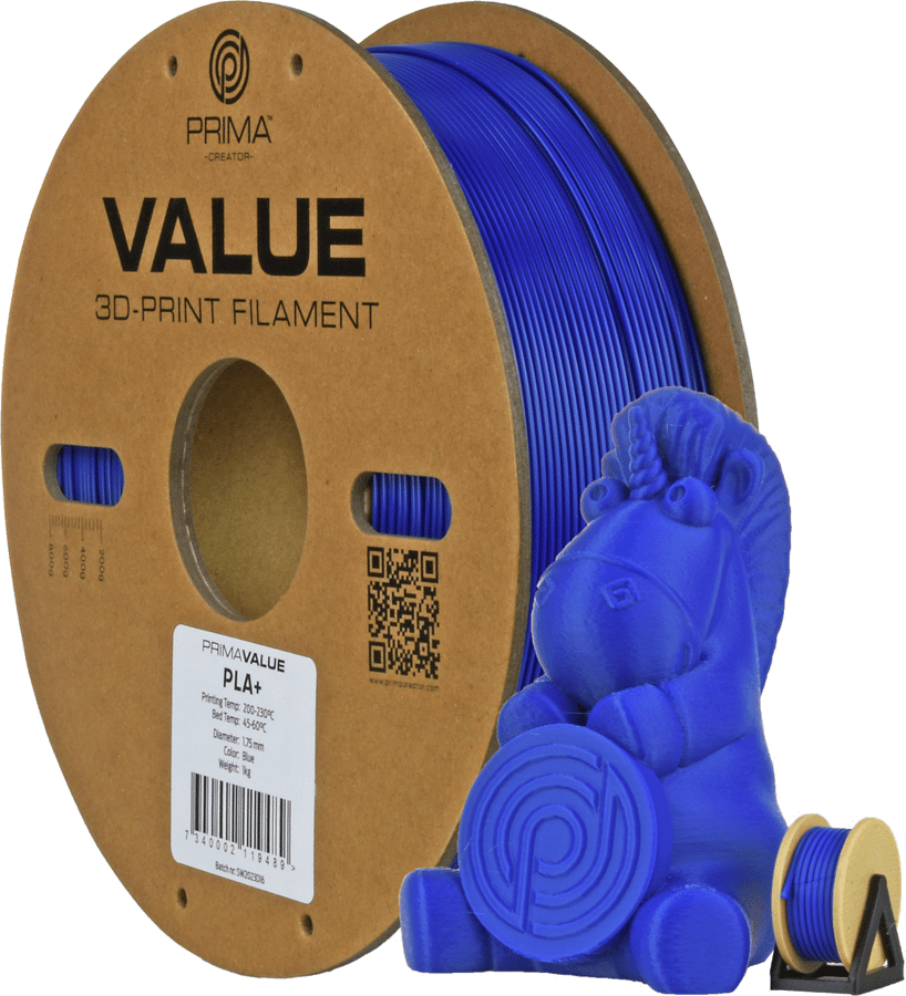 Prima Creator Prima Value PLA+ 1.75mm 1kg - Blå