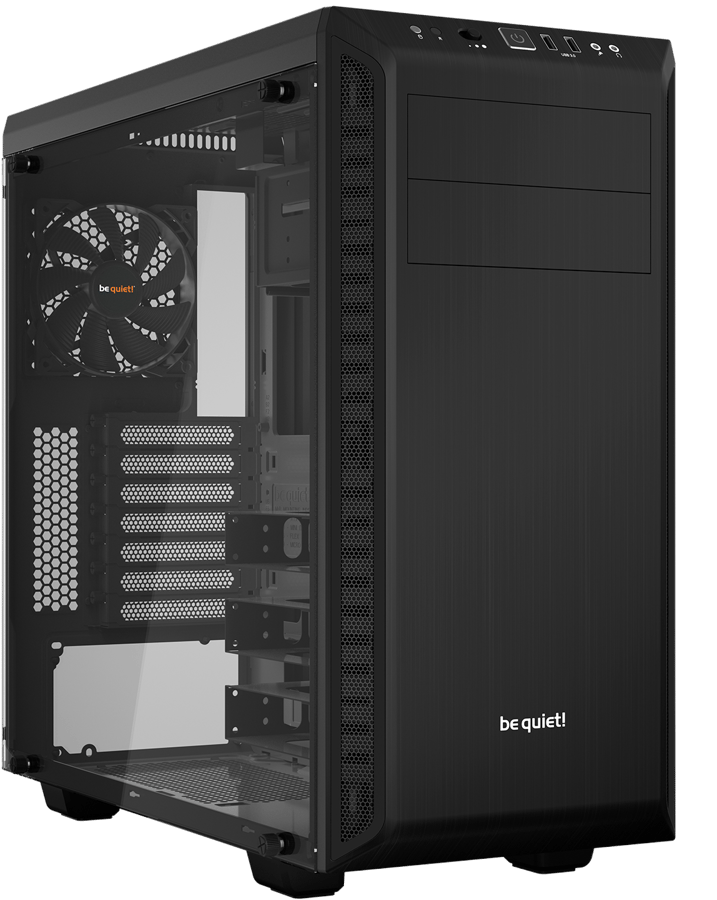 be quiet! Pure Base 600 Fönster Svart