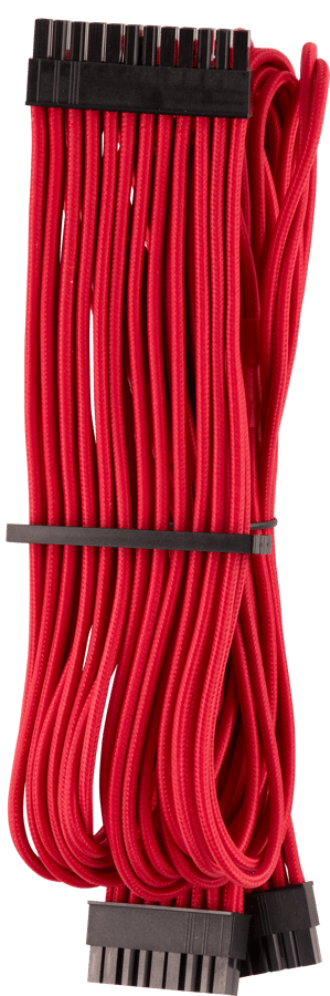 Corsair Sleevad ATX 24-pin Type 4 Gen 4 -Röd