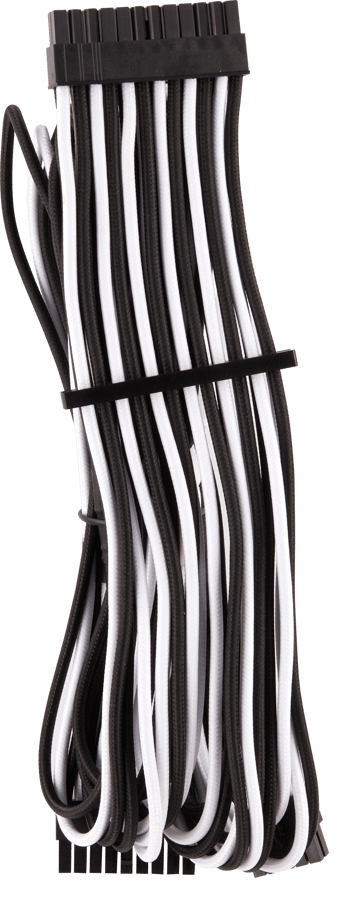 Corsair Sleevad ATX 24-pin Type 4 Gen 4 -Svart/Vit