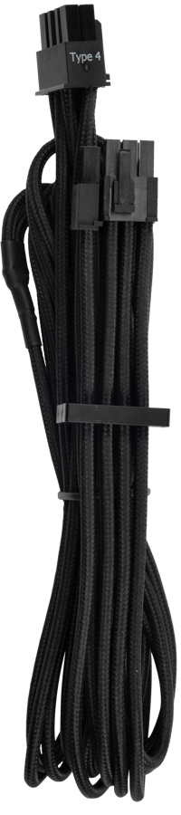 Corsair Sleevad PCIe-kabel Single Typ 4 Gen 4 -Svart